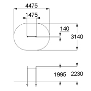 План-схема: 006430 - Турник классический