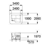 План-схема: 004330 - Домик-беседка с часами