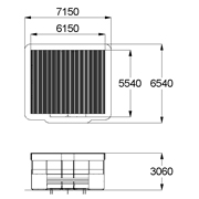 План-схема: 004383 - Теневой навес 5х6