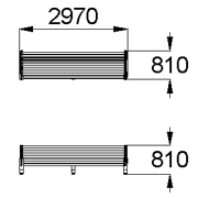 План-схема: 002303 - Диван садово-парковый