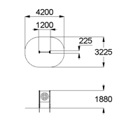 План-схема: 006725 - Стенка для метания