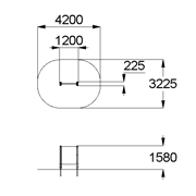 План-схема: 006738 - Стенка для рисования