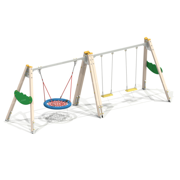 004143 - Качели двухсекционные - детальное фото