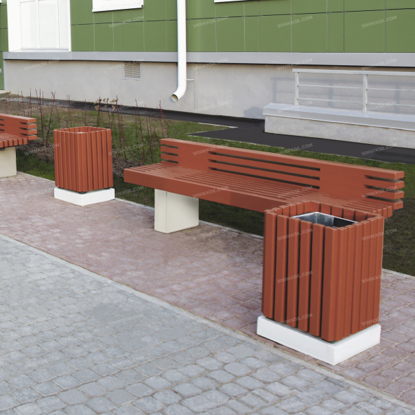 002101 - Диван садово-парковый - фото пример 1