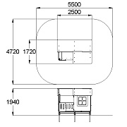 План-схема: 004322 - Домик-беседка