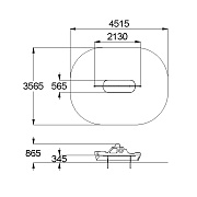 План-схема: 002410 - Скамейка детская «Катер»
