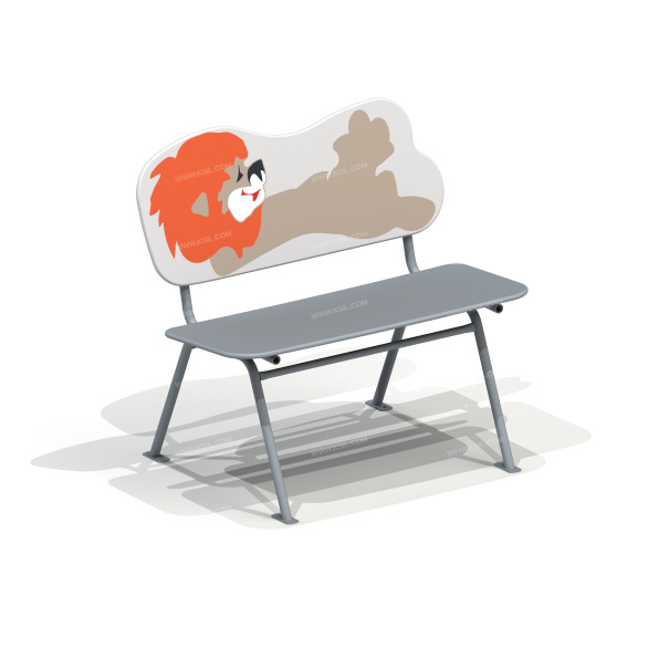 002407 - Скамейка детская «Львенок» - детальное фото