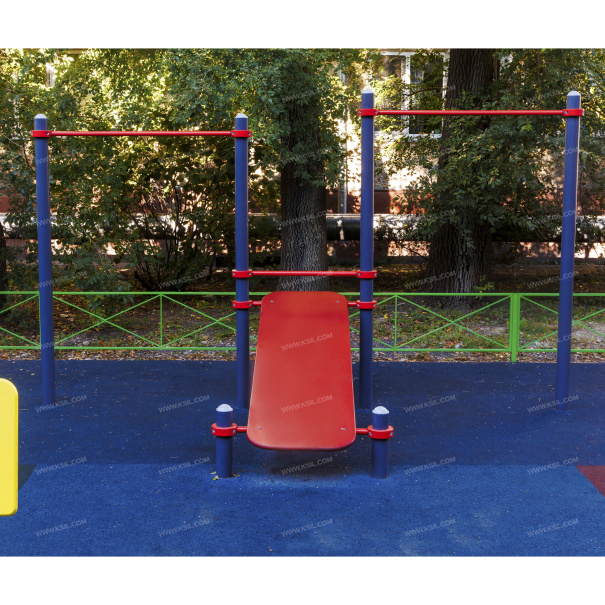 006450 - Комплекс из 2 турников и скамьи для пресса - фото пример 1