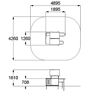 План-схема: 004306 - Домик-беседка