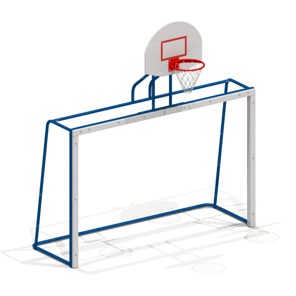 006603 - Гандбольные ворота с баскетбольным щитом - детальное фото