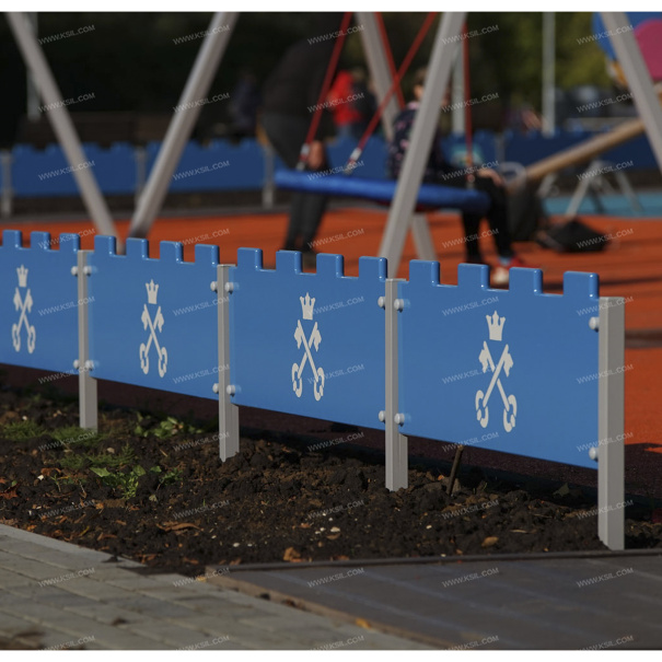 004298 - Декоративное ограждение «Крепость» - фото пример 1