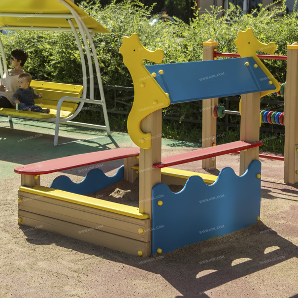 004251 - Песочница «Аквариум» - фото пример 1