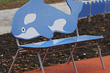 002414 - Скамейка детская «Косатка» - фото превью 1