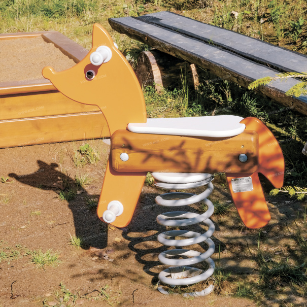 004181 - Качалка на пружине «Лисичка» - фото пример 1