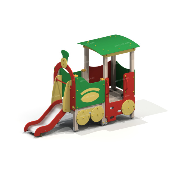 004420 - Детский игровой комплекс «Паровозик» - детальное фото