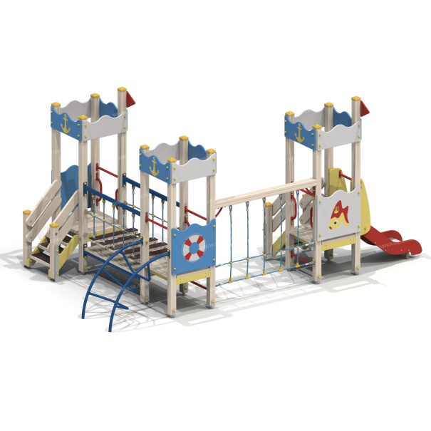 005280 - Детский игровой комплекс «Золотая рыбка» - детальное фото