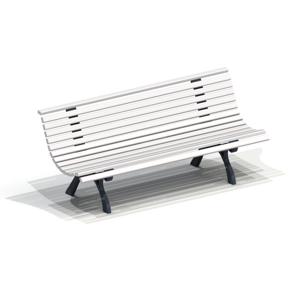 002308 - Диван садово-парковый на чугунных ножках - детальное фото