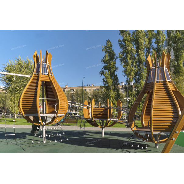 005320 - Детский игровой комплекс «Тюльпаны» - фото пример 4