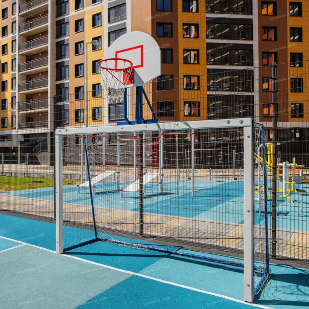 006603 - Гандбольные ворота с баскетбольным щитом - фото пример 3