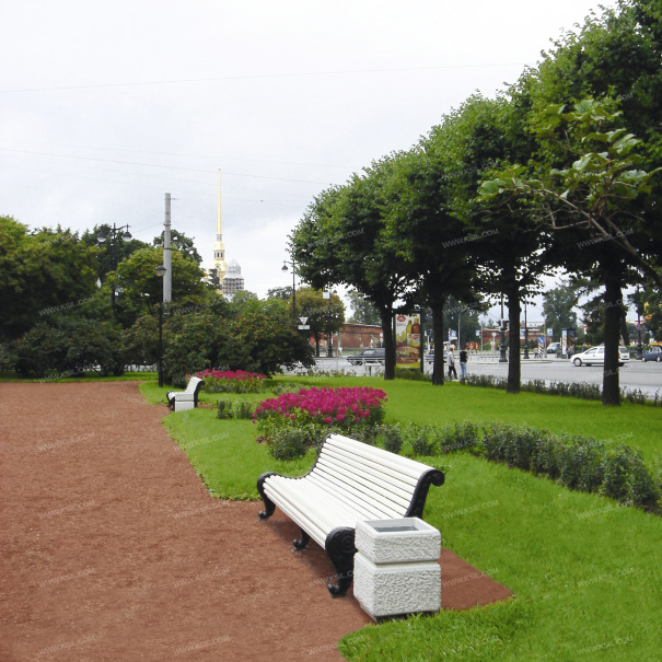 002303 - Диван садово-парковый - фото пример 3