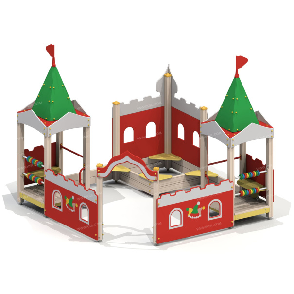004271 - Песочный дворик «Кремль» - детальное фото