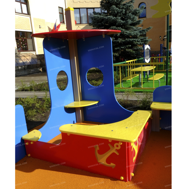 004267 - Песочный дворик «Океан» - фото пример 3