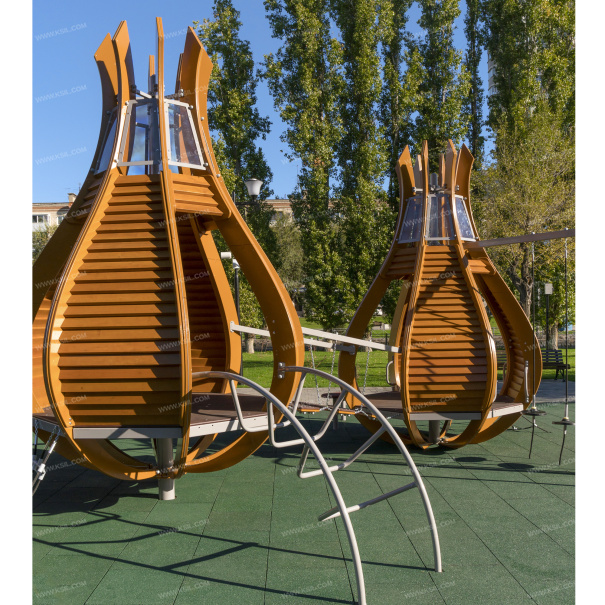 005320 - Детский игровой комплекс «Тюльпаны» - фото пример 1