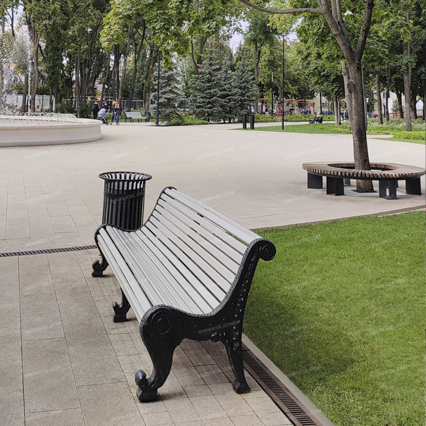 002303 - Диван садово-парковый - фото пример 1