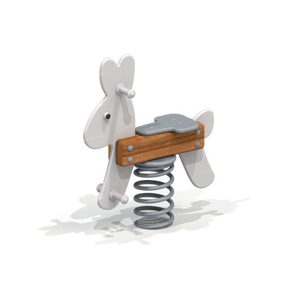 004182 - Качалка на пружине «Зайчик» - детальное фото