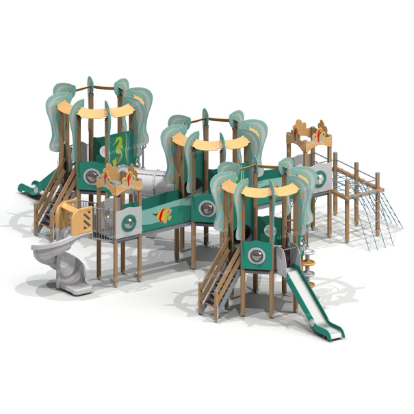 005446 - Детский игровой комплекс «Медуза» - детальное фото