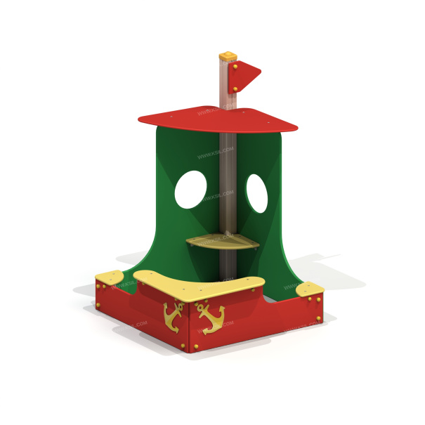 004253 - Песочница «Катерок» - детальное фото