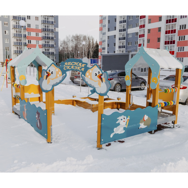 004270 - Песочный дворик «Лесная сказка» - фото пример 1