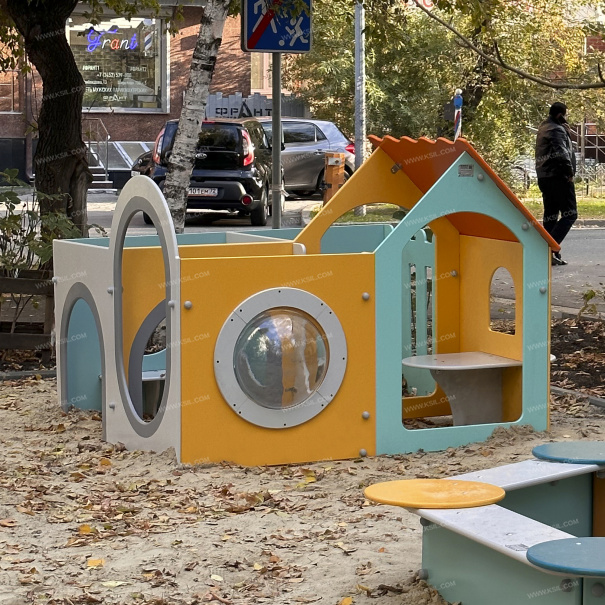 004397 - Домик-лабиринт 4 секции - фото пример 2