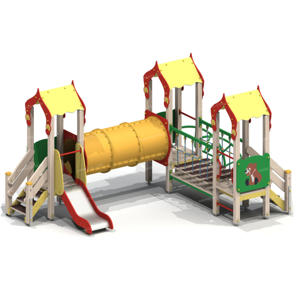 005222 - Детский игровой комплекс «Лесная сказка» - детальное фото