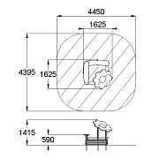 План-схема: 004250 - Песочница «Ромашка»