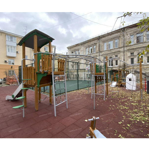 OO5484 - Детский игровой комплекс «Ларикс» - фото пример 1