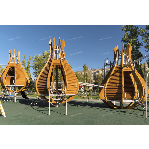 005320 - Детский игровой комплекс «Тюльпаны» - фото пример 3