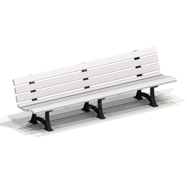 002306 - Диван садово-парковый на чугунных ножках - детальное фото