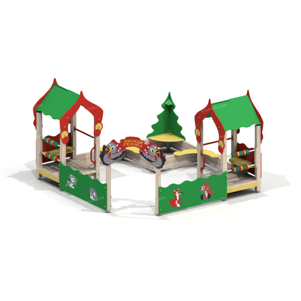 004270 - Песочный дворик «Лесная сказка» - детальное фото