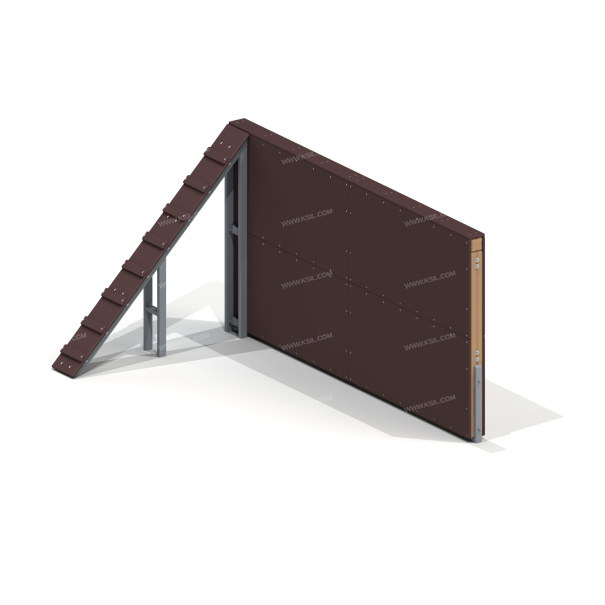 007902 - Забор с наклонной доской - детальное фото