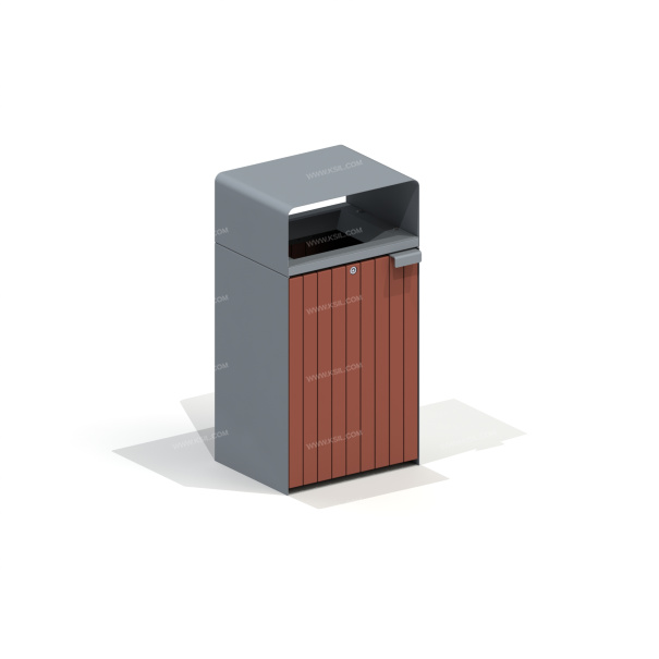 001331 - Урна металлическая откидная - детальное фото