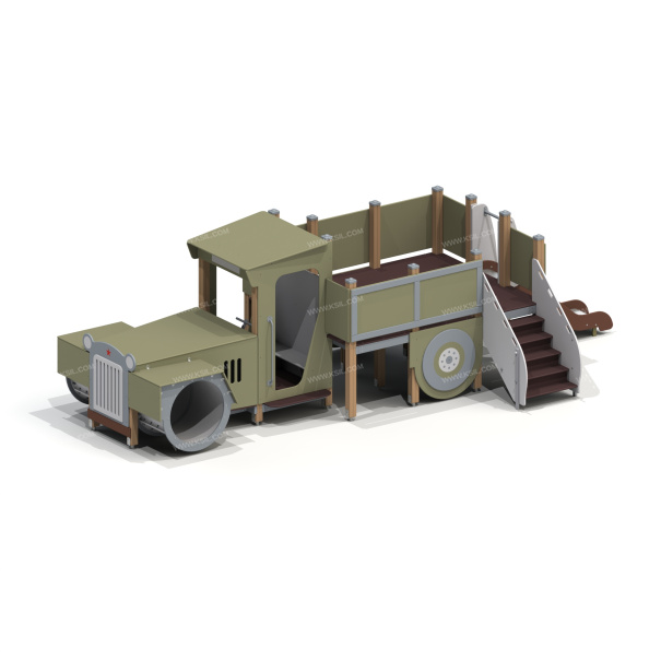 004443 - Детский игровой комплекс «Бортовой грузовик» - детальное фото