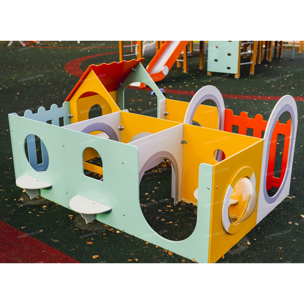 004398 - Домик-лабиринт 6 секций - фото пример 1