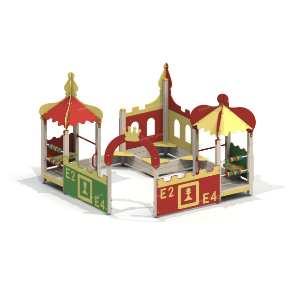 004269 - Песочный дворик «Шахматный клуб» - детальное фото