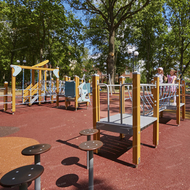 006319 - Детский спортивный комплекс «Мостики с переправой» - фото пример 1