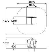 План-схема: 004312 - Домик-беседка «Карета»