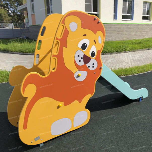 004216 - Горка «Львенок» Н пл.=0,9 м - фото пример 3