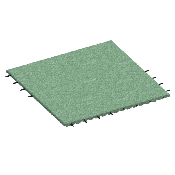 003546 - Коврик резиновый прямой 1000х1000х45 зеленый - детальное фото
