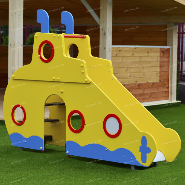 004214 - Горка «Подводная лодка» - фото пример 1