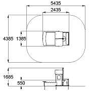 План-схема: 004326 - Домик с песочницей